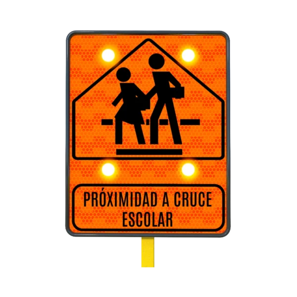 Cruce Escolar Señal Solar 61x76 cm