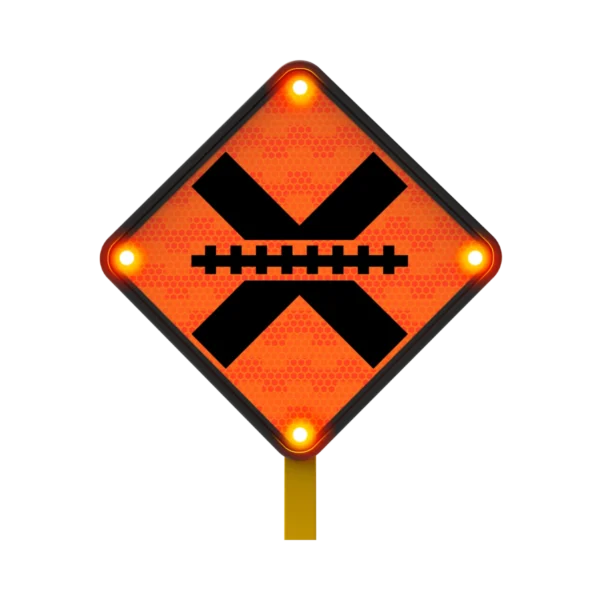 Cruce Ferroviario a Nivel Solar 45x45 cm