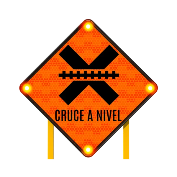 Cruce Ferroviario a Nivel Solar 86x86 cm