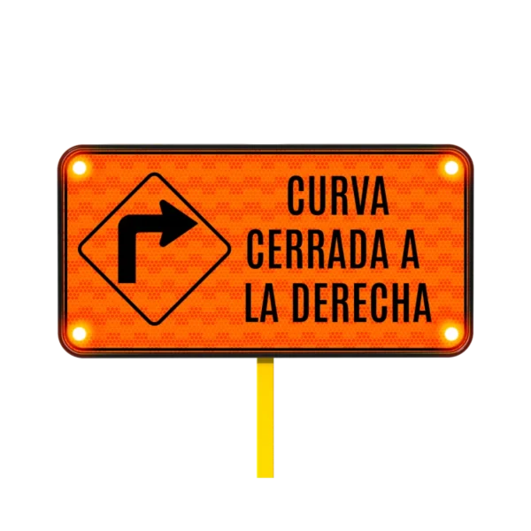Curva Cerrada a la Derecha Solar 122x61 cm