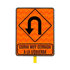 Curva muy Cerrada a la Izquierda 61x76 cm