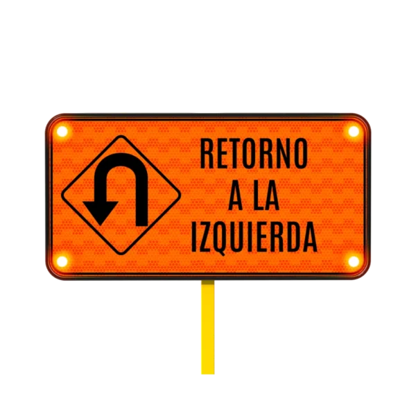 Curva muy Cerrada a la Izquierda Solar 122x61 cm
