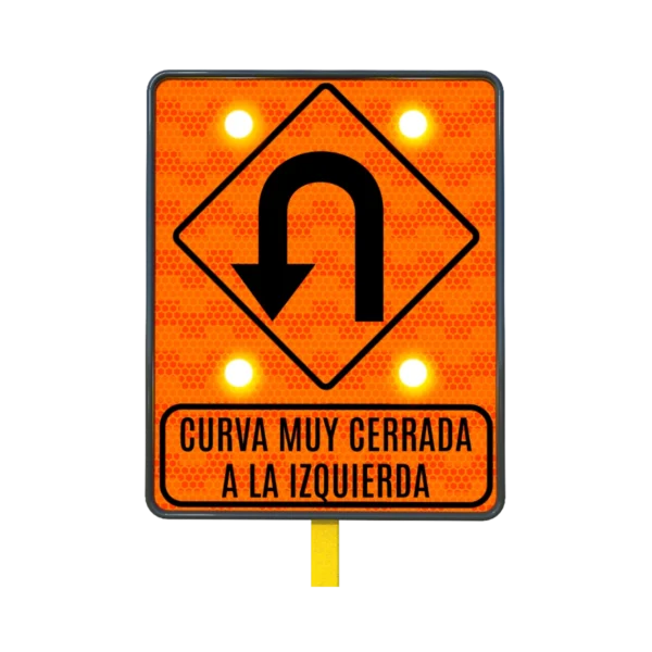 Curva muy Cerrada a la Izquierda Solar 61x76 cm
