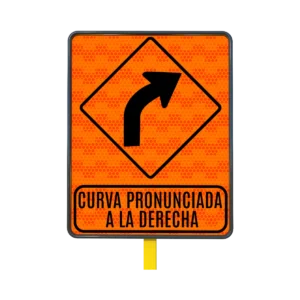 Curva Pronunciada a la derecha 61x76 cm