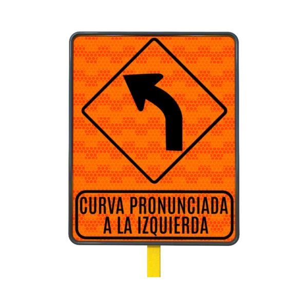 Curva Pronunciada a la Izquierda 61x76 cm