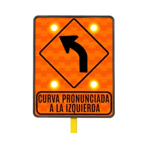 Curva Pronunciada a la Izquierda Solar 61x76 cm