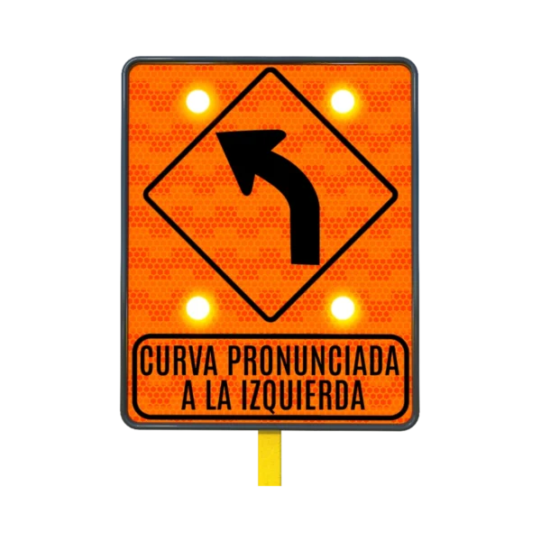 Curva Pronunciada a la Izquierda Solar 61x76 cm