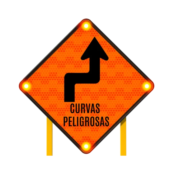 Curva y Contracurva Cerrada a la Derecha Solar 86x86 cm