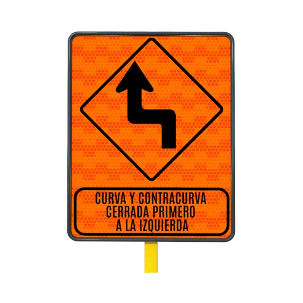 Curva y Contracurva Cerrada a la Izquierda 61x76 cm