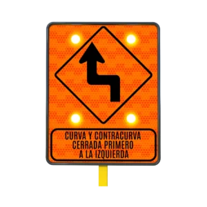 Curva y Contracurva Cerrada a la Izquierda Solar 61x76 cm