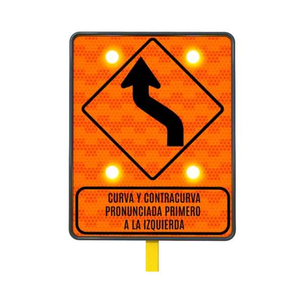 Curva y Contracurva Señal Solar 61x76 cm