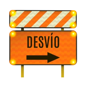 Desvío Señal Solar 122x30 y 122x61 cm