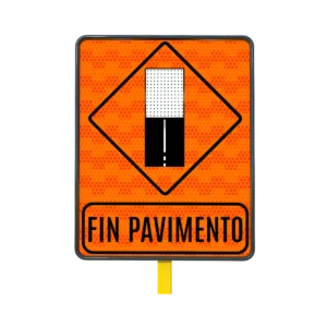 Final de Pavimento Señal 61x76 cm