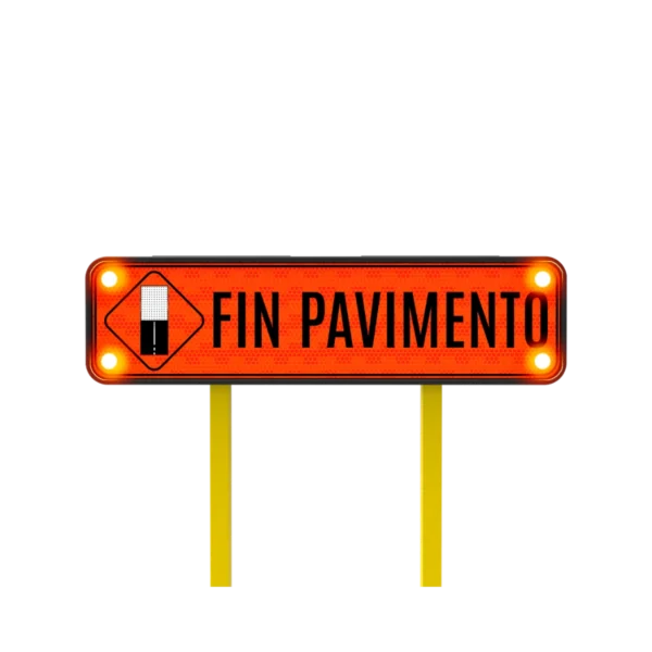 Final de Pavimento Señal Solar 122x30 cm