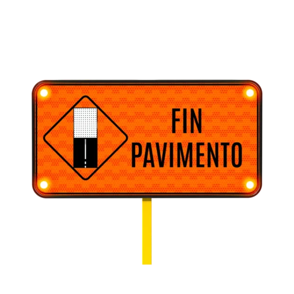 Final de Pavimento Señal Solar 122x61 cm