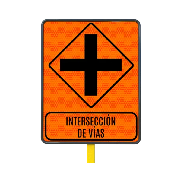 Intersección de Vías Señal 61x76 cm