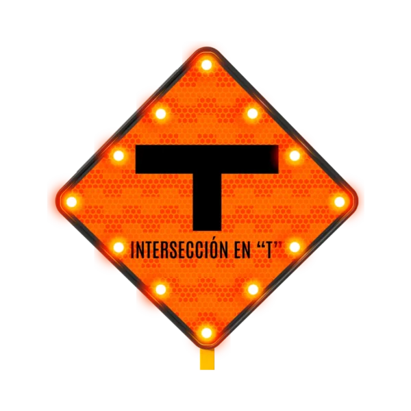 Intersección en T Solar 71x71 cm
