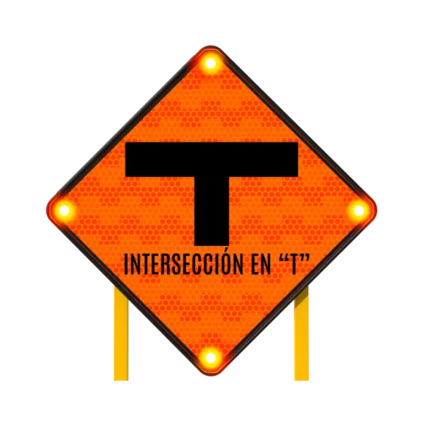 Intersección en T Solar 86x86 cm
