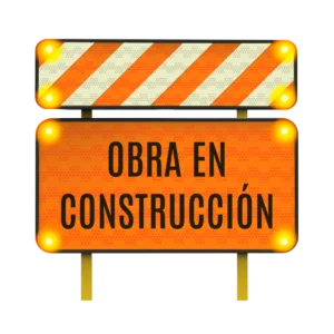 Obra en Construcción Señal Solar 122x30 y 122x61 cm