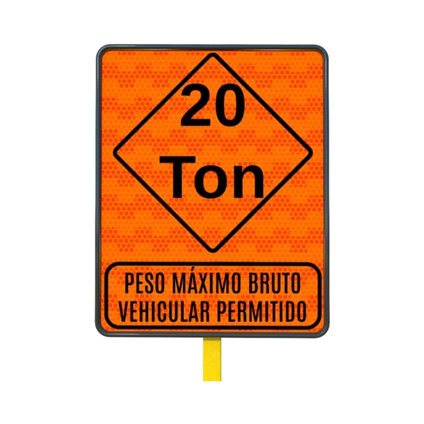 Peso Bruto Vehicular Máximo Permitido 61x76 cm