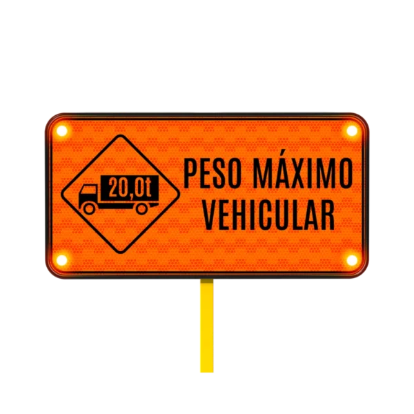 Peso Bruto Vehicular Máximo Permitido Solar 122x61 cm