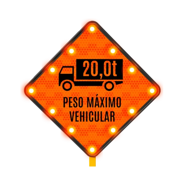 Peso Bruto Vehicular Máximo Permitido Solar 71x71 cm