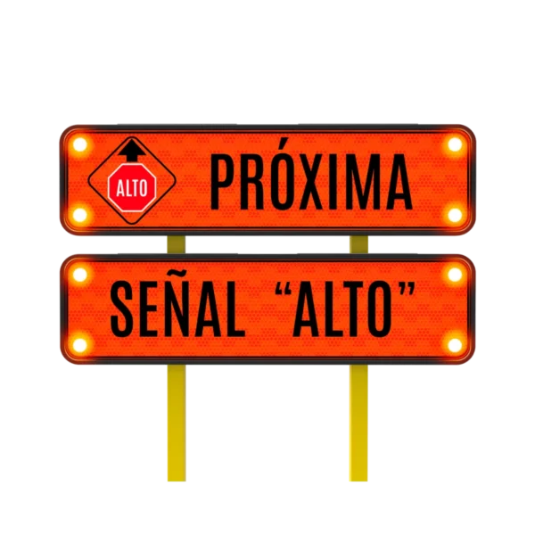 Señal de Alto Próximo Solar 122x30 cm