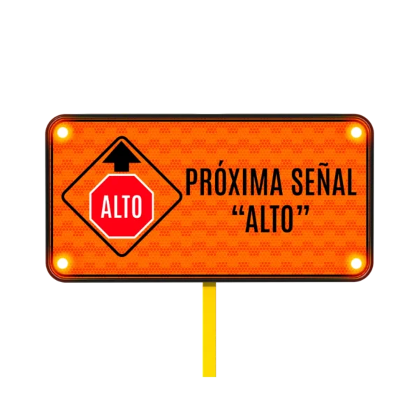 Señal de Alto Próximo Solar 122x61 cm