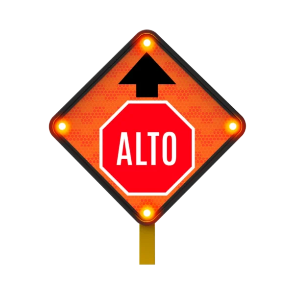 Señal de Alto Próximo Solar 45x45 cm