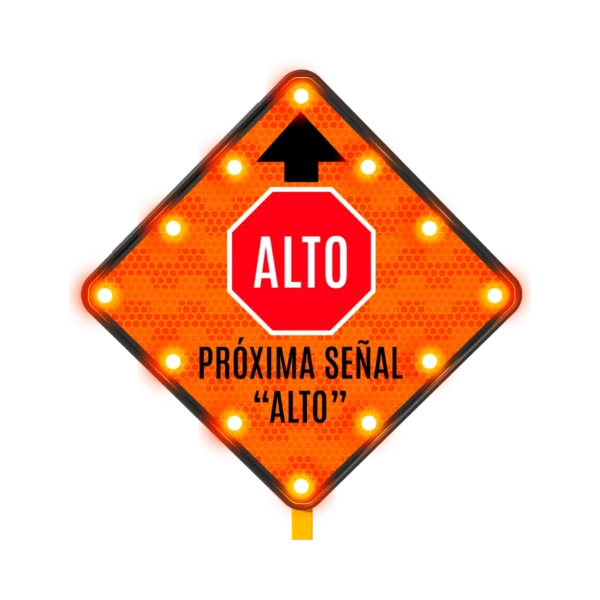Señal de Alto Próximo Solar 71x71 cm