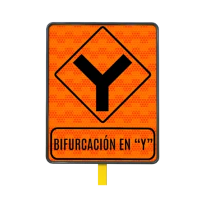 Señal de bifurcación en Y 61x76 cm