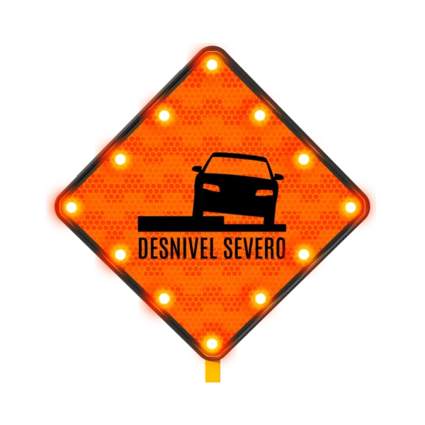 Señal de Desnivel Solar 71x71 cm