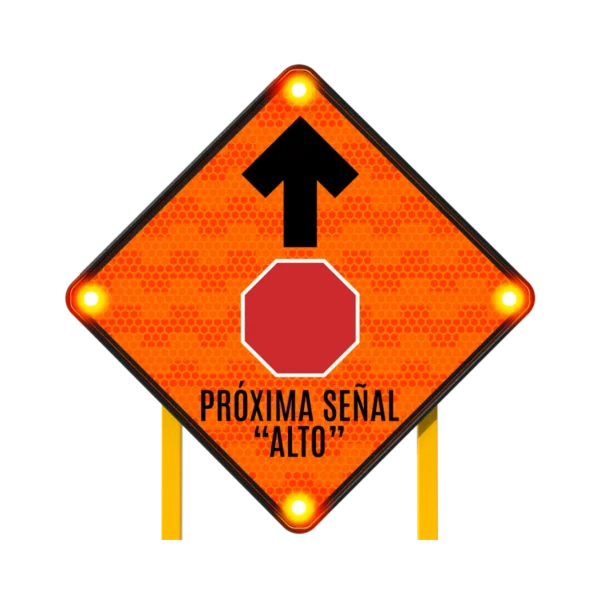 Señal de Pare Solar 86x86 cm