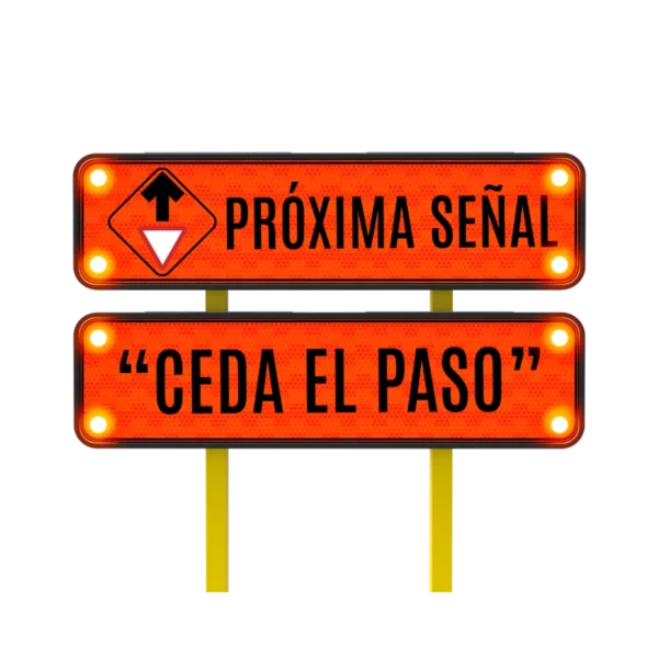 Señal de Seda el Paso Solar 122x30 cm​