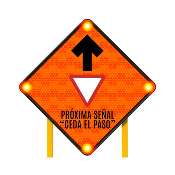 Señal de Seda el Paso Solar 86x86 cm
