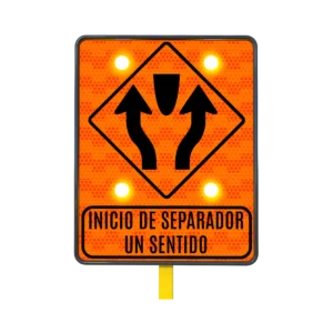 Señal de un Solo Sentido Solar 61x76 cm