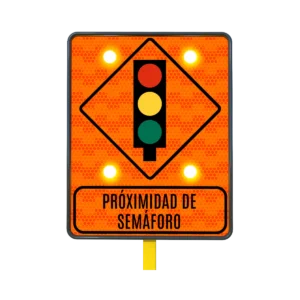 Señal Proximidad de Semáforo Solar 61x76 cm