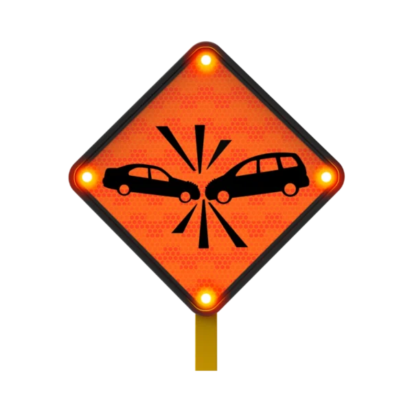 Señal Riesgo de Accidente Solar 45x45 cm