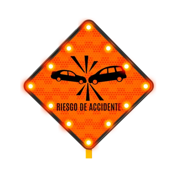 Señal Riesgo de Accidente Solar 71x71 cm