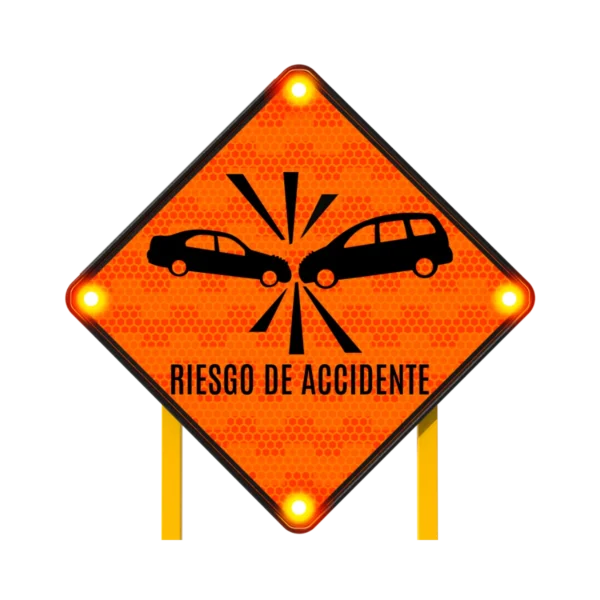 Señal Riesgo de Accidente Solar 86x86 cm