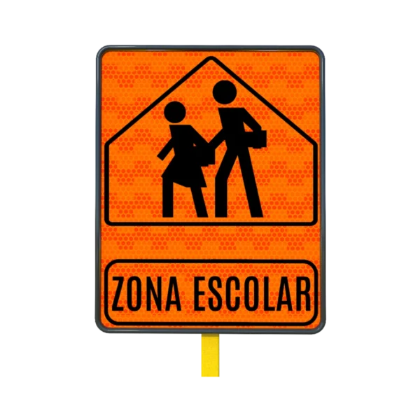 Señal Zona Escolar 61x76 cm