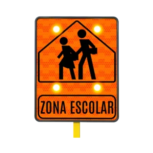 Señal Zona Escolar Solar 61x76 cm