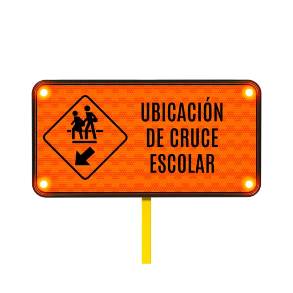 Señalamiento de Cruce Escolar Solar 122x61 cm