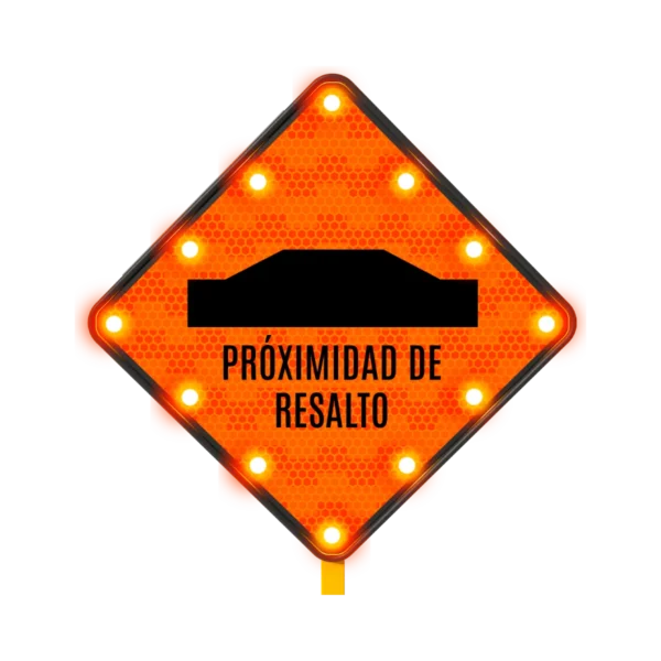 Señalamiento de Tope Solar 71x71 cm