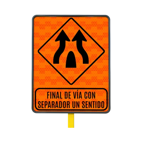 Señalamiento de un Solo Sentido​ 61x76 cm