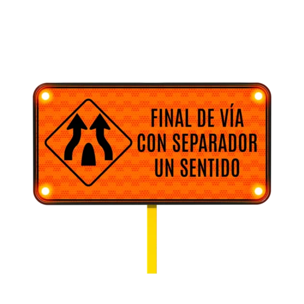 Señalamiento de un Solo Sentido​ Solar 122x61 cm
