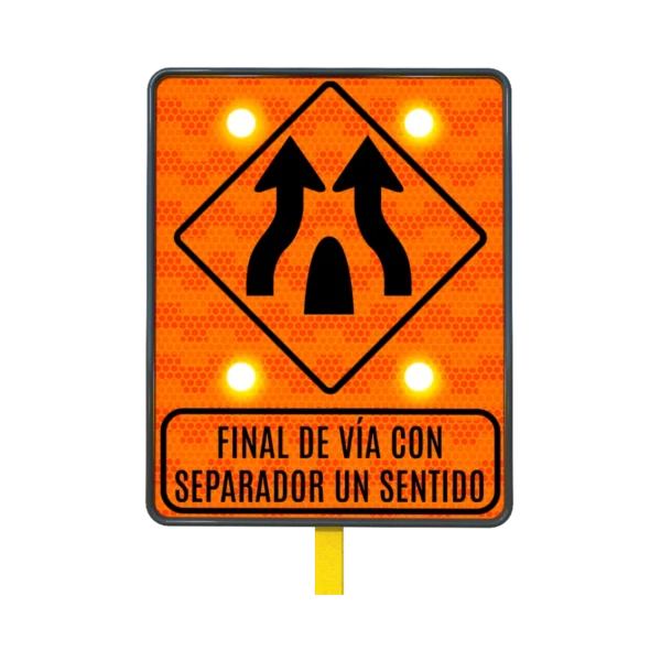 Señalamiento de un Solo Sentido​ Solar 61x76 cm