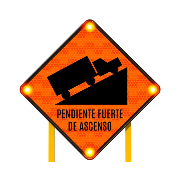 Señales de Tráfico Pendiente Ascendente Solar 86x86 cm