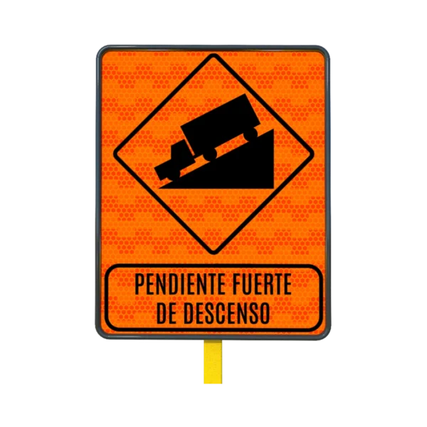 Señales de Tránsito Pendiente Descendente 61x76 cm