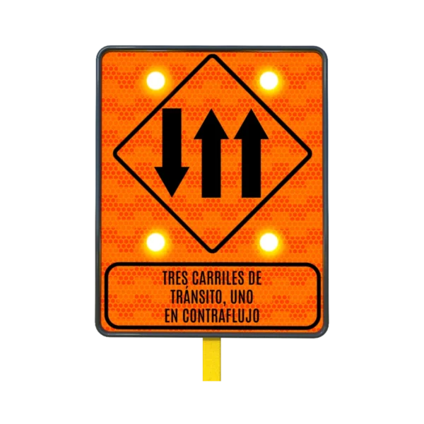 Tres Carriles Uno en Contraflujo Solar 61x76 cm